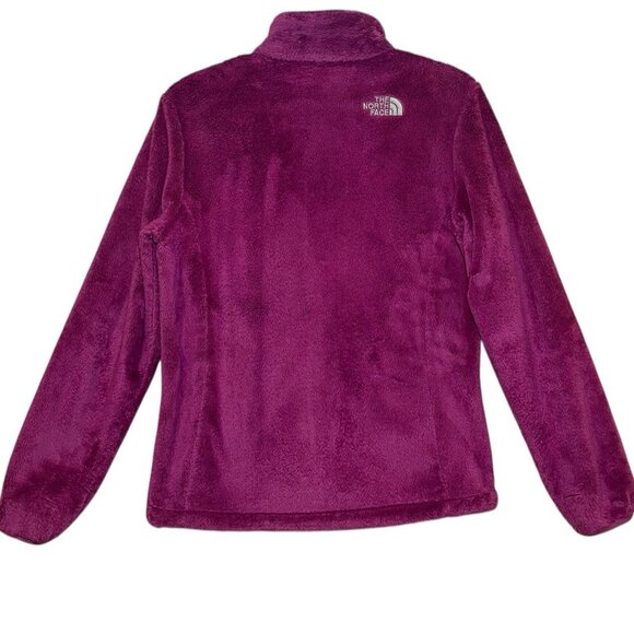 The North Face Jacket Women Purple Osito Full Zipper Pockets Size Small Fleece - Picture 2 of 13